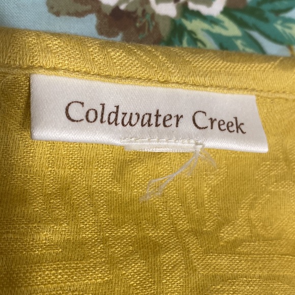 Preloved Size 14 Coldwater Creek Gold Jacket! - Picture 8 of 12